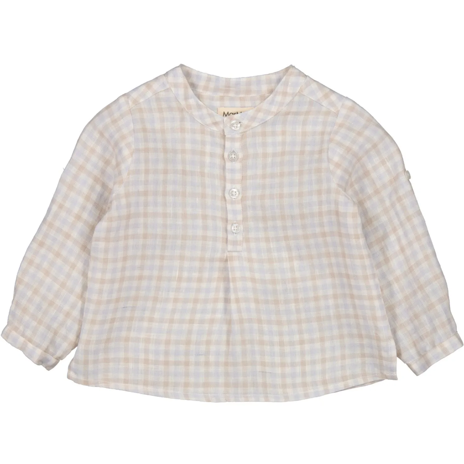 MarMar Fine Linen Summer Check Totoro Shirt