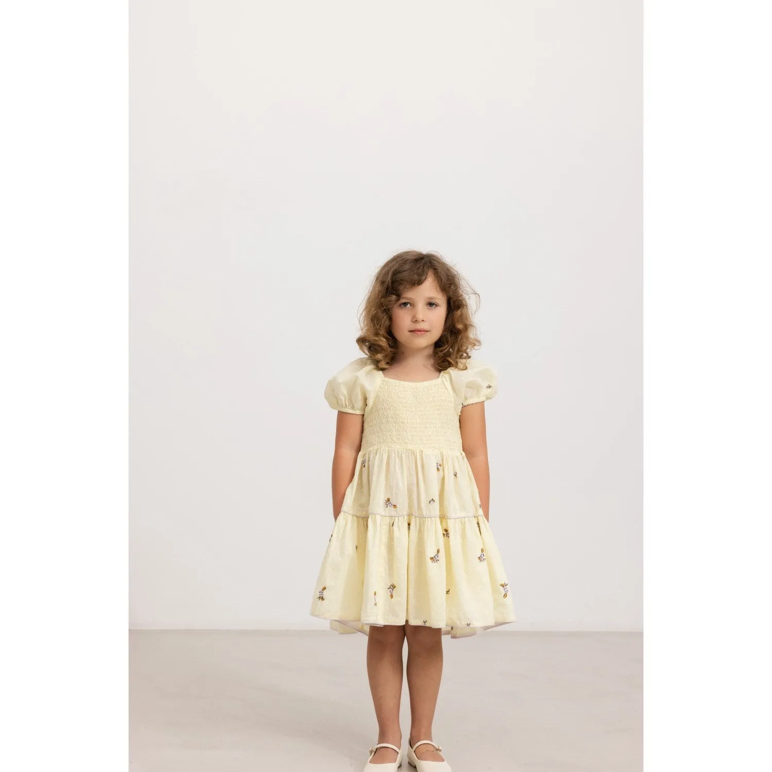 MarMar Light Cotton Dobby Apple Blossom Dyman Dress