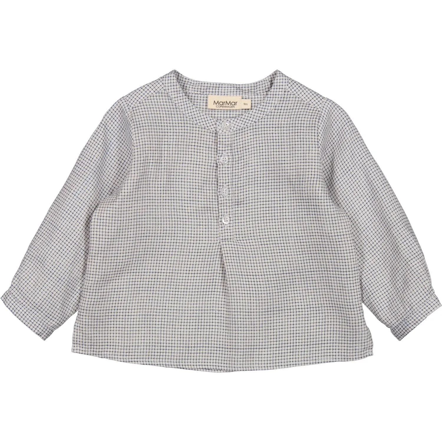 MarMar Linen Mini Check Totoro Shirt