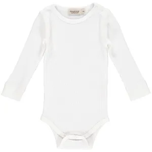 MarMar Modal Body Plain LS Gentle White
