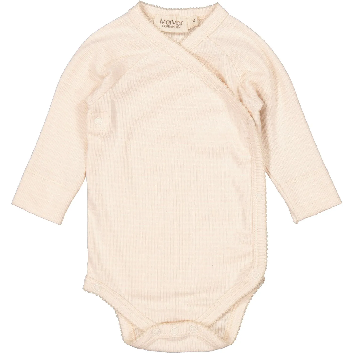 MarMar Modal Fine Rib Rose Quartz Stripe Belito Body