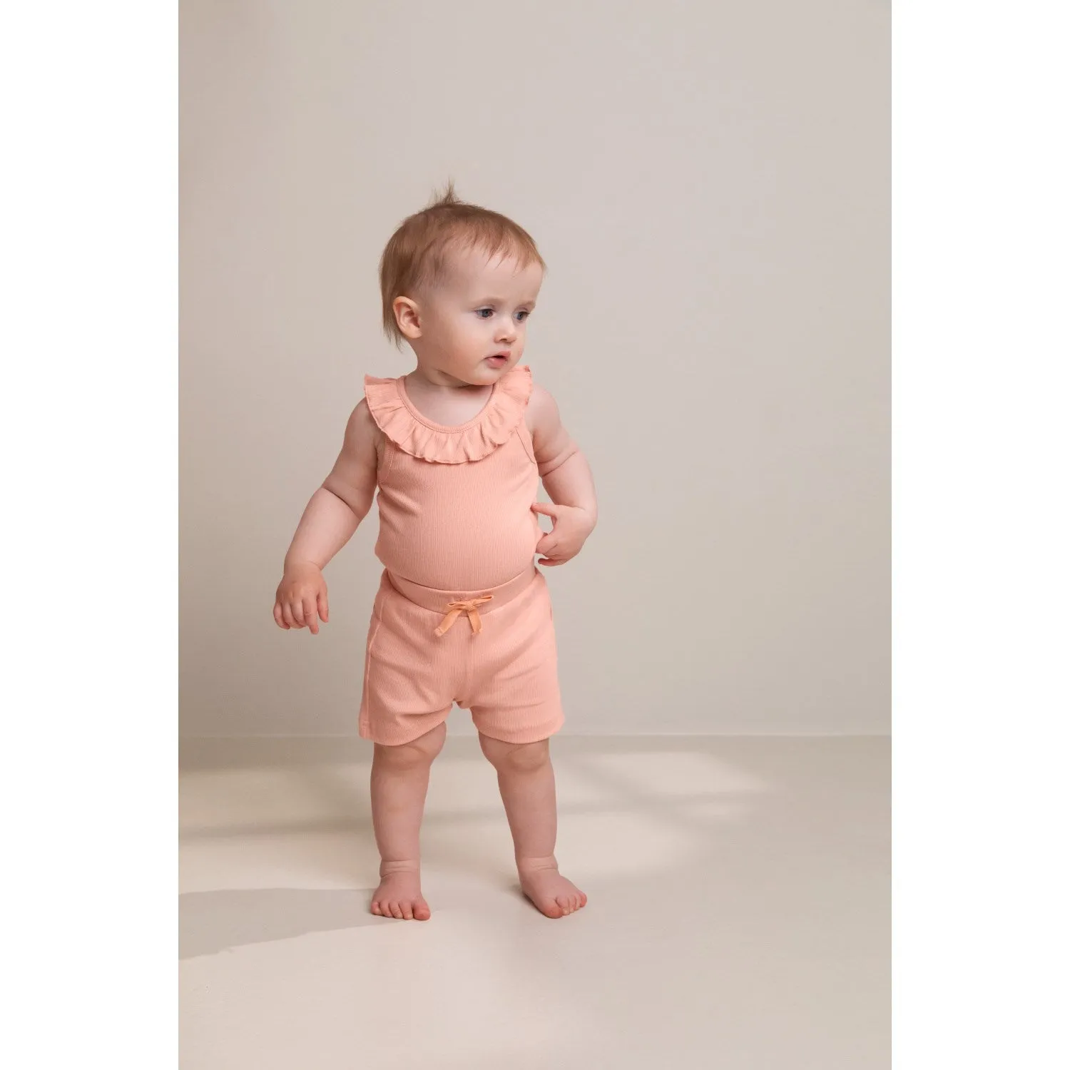 MarMar Modal Fine Rib Soft Coral Brianna Body