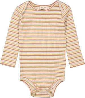 MarMar Modal Rib Autumn Stripe Mix Ben Body