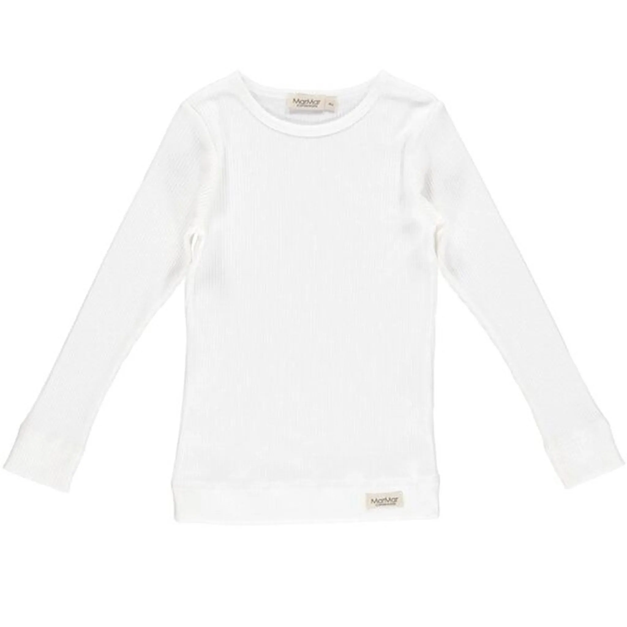 MarMar Modal Tee Plain LS Gentle White