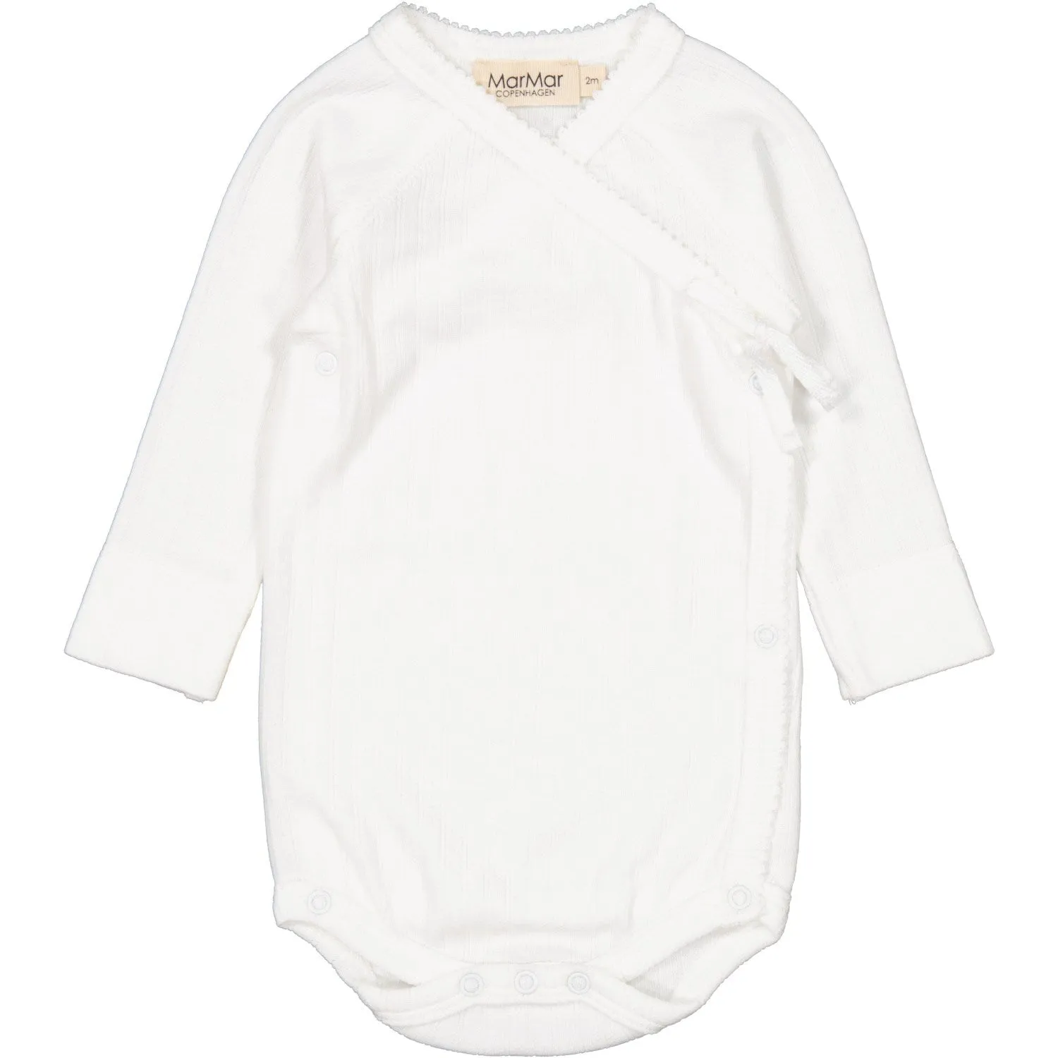 MarMar New Born Modal Pointelle Gentle White Belita Body