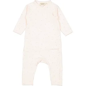 MarMar New Born Modal Smooth Print Sprinkle Blue Rulo Onesie