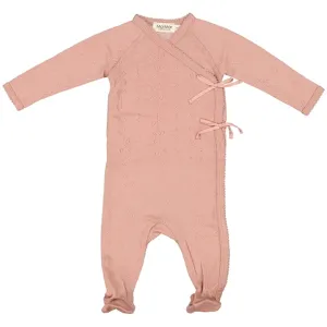 MarMar New Born Wool Pointelle Burnt Rose Rubetta Romber