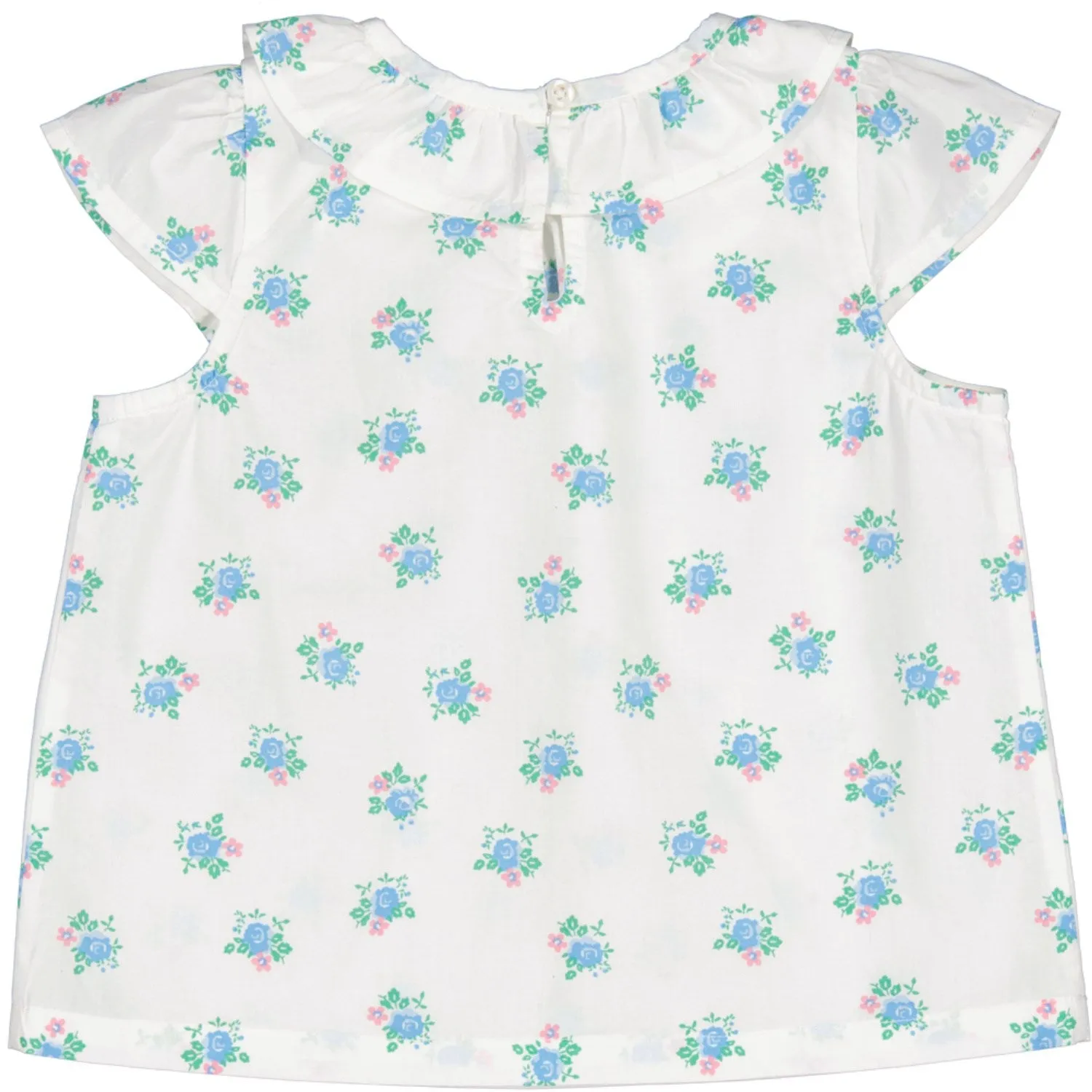 MarMar Poplin Summer Bouquet Talsa SS Top