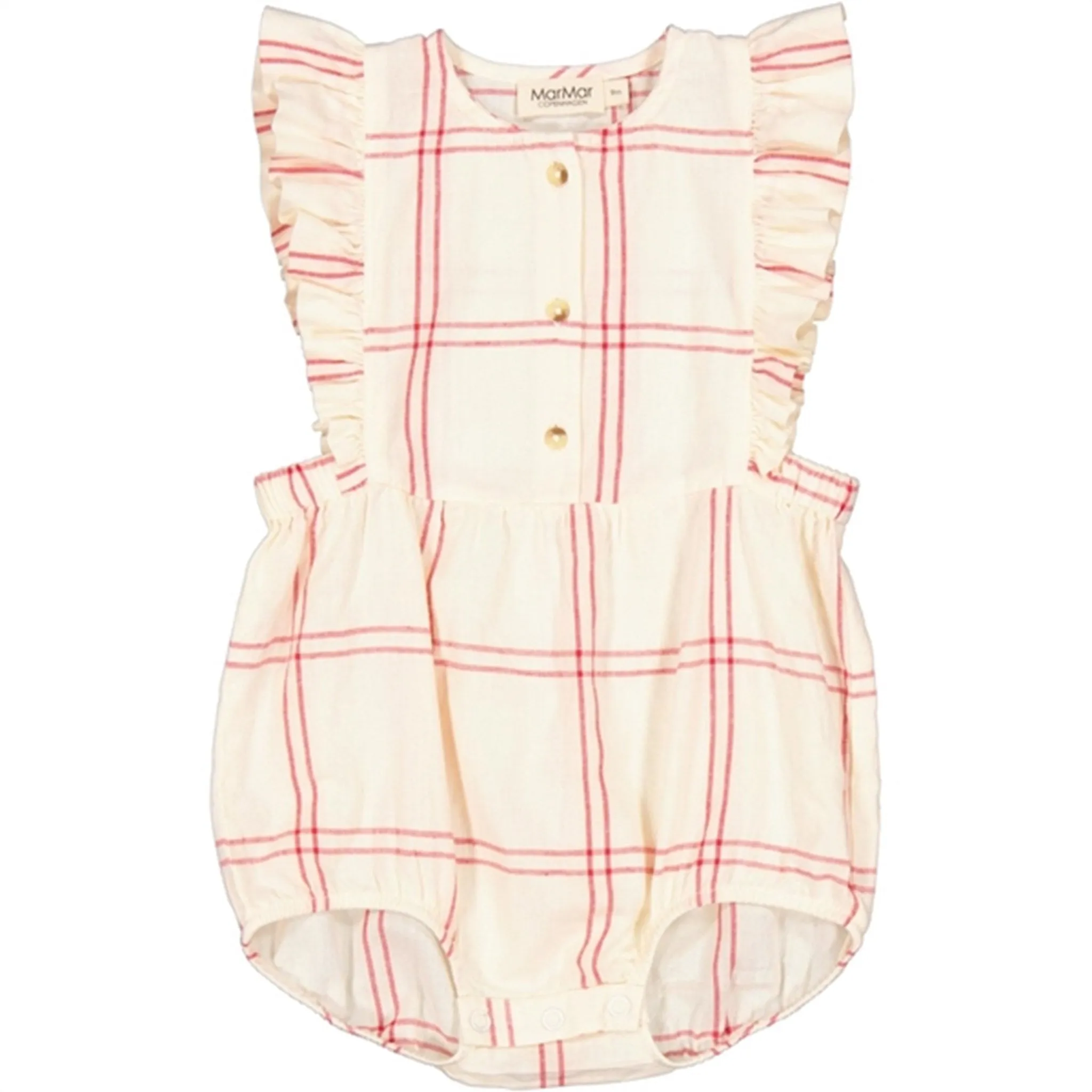 MarMar Red Check Roma Frill Body