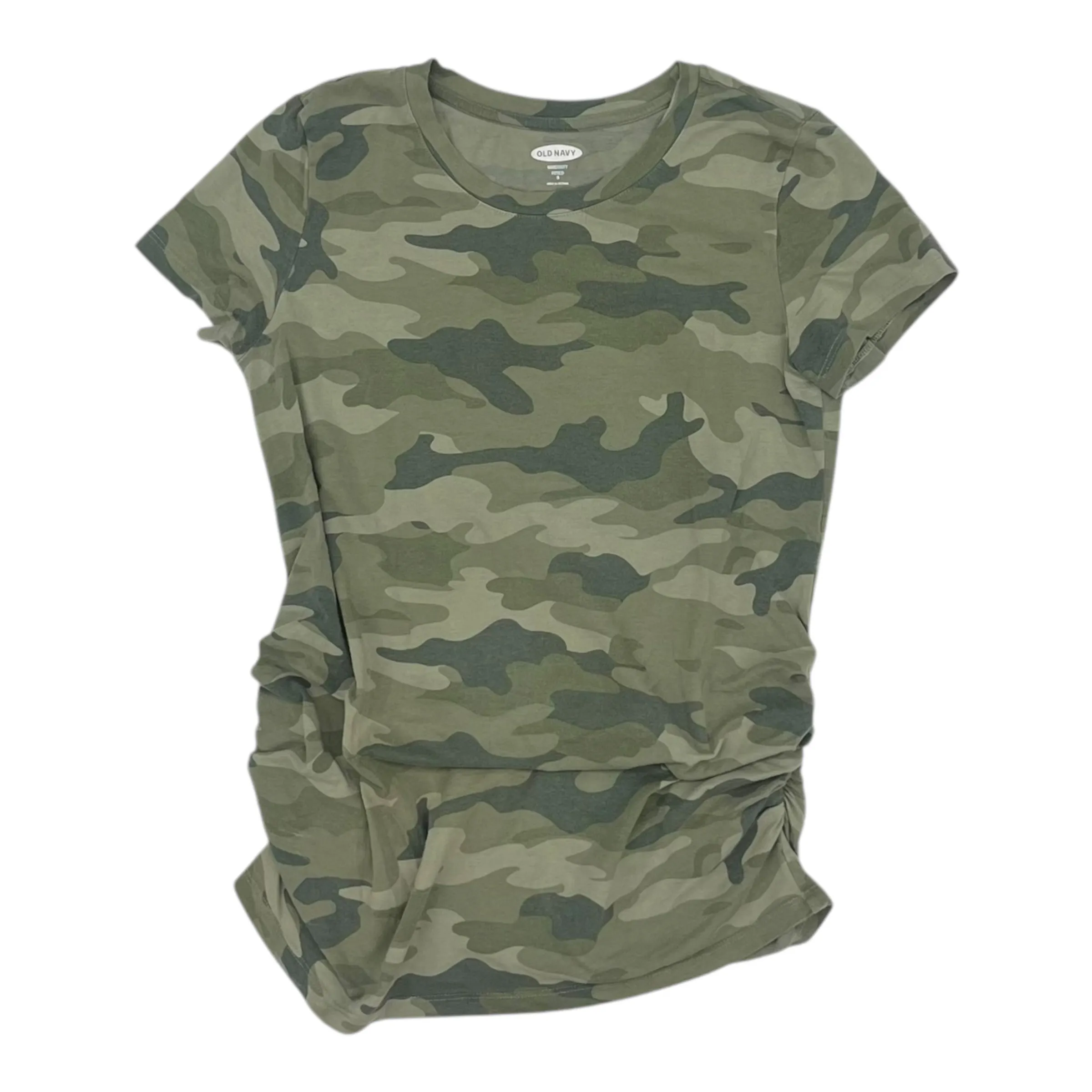 Mat Top Ss By Old Navy In Camouflage Print, Size:S