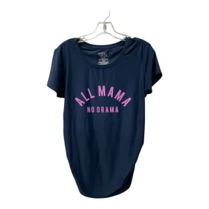 Mat Top Ss By Time And Tru In Navy, Size:S