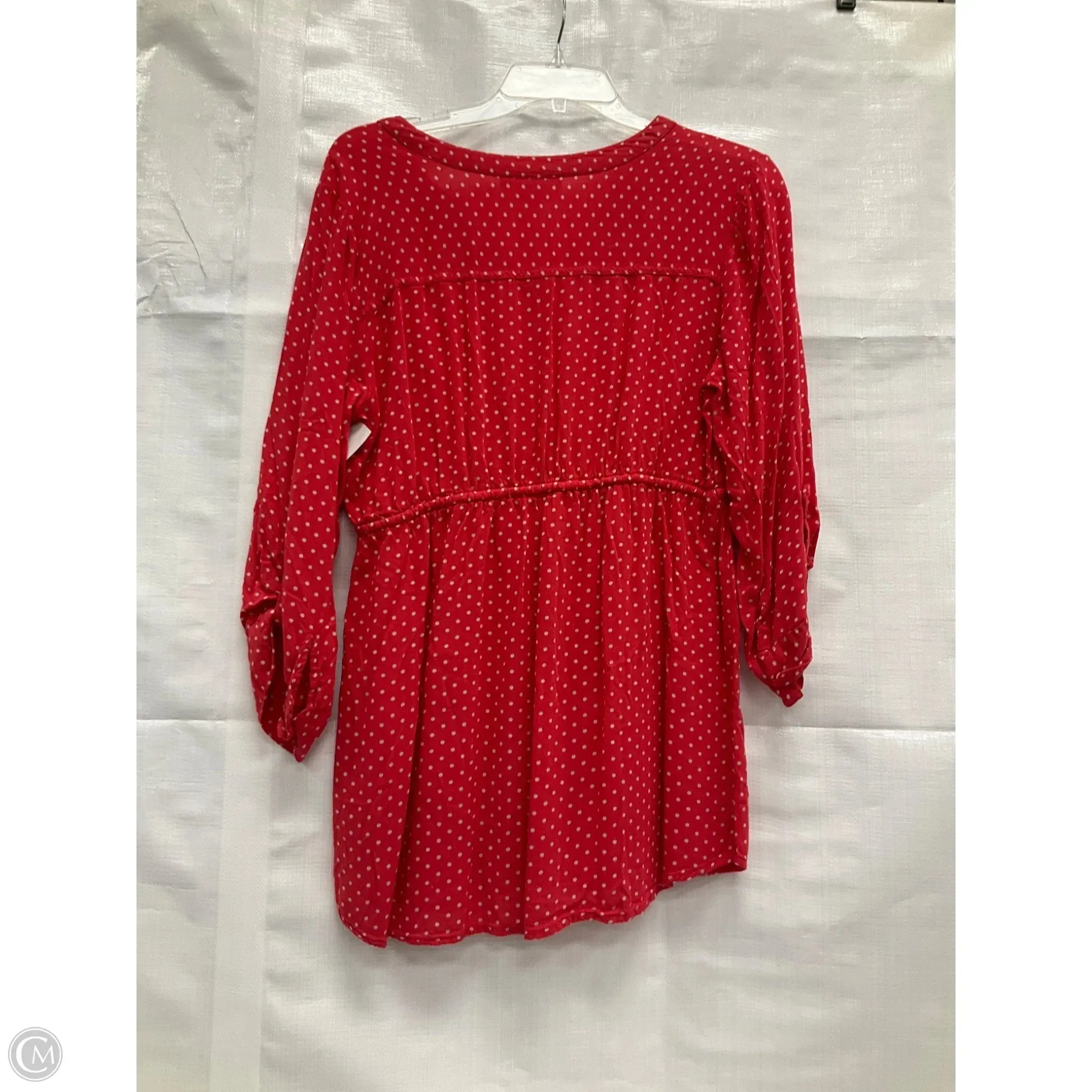 Maternity Top Long Sleeve By Motherhood, Size: L