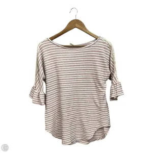 Maternity Top Long Sleeve By Pink Blush, Size: S
