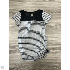 Maternity Top Short Sleeve By Motherhood, Size: S