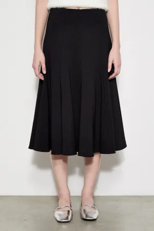 MEIMEIJ - SWING SKIRT WITH LACE BACK