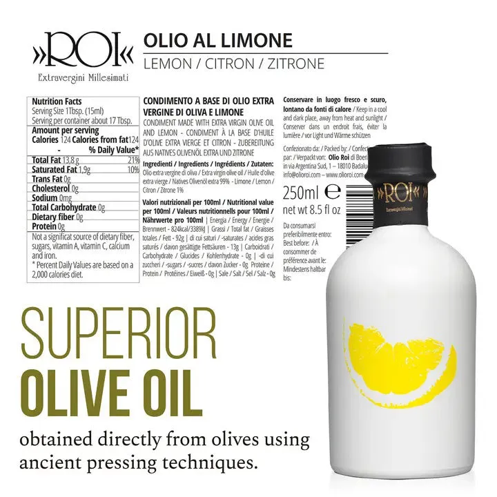 MERCATO DI BELLINA - ITALIAN lEMON INFUSED OLIVE OIL