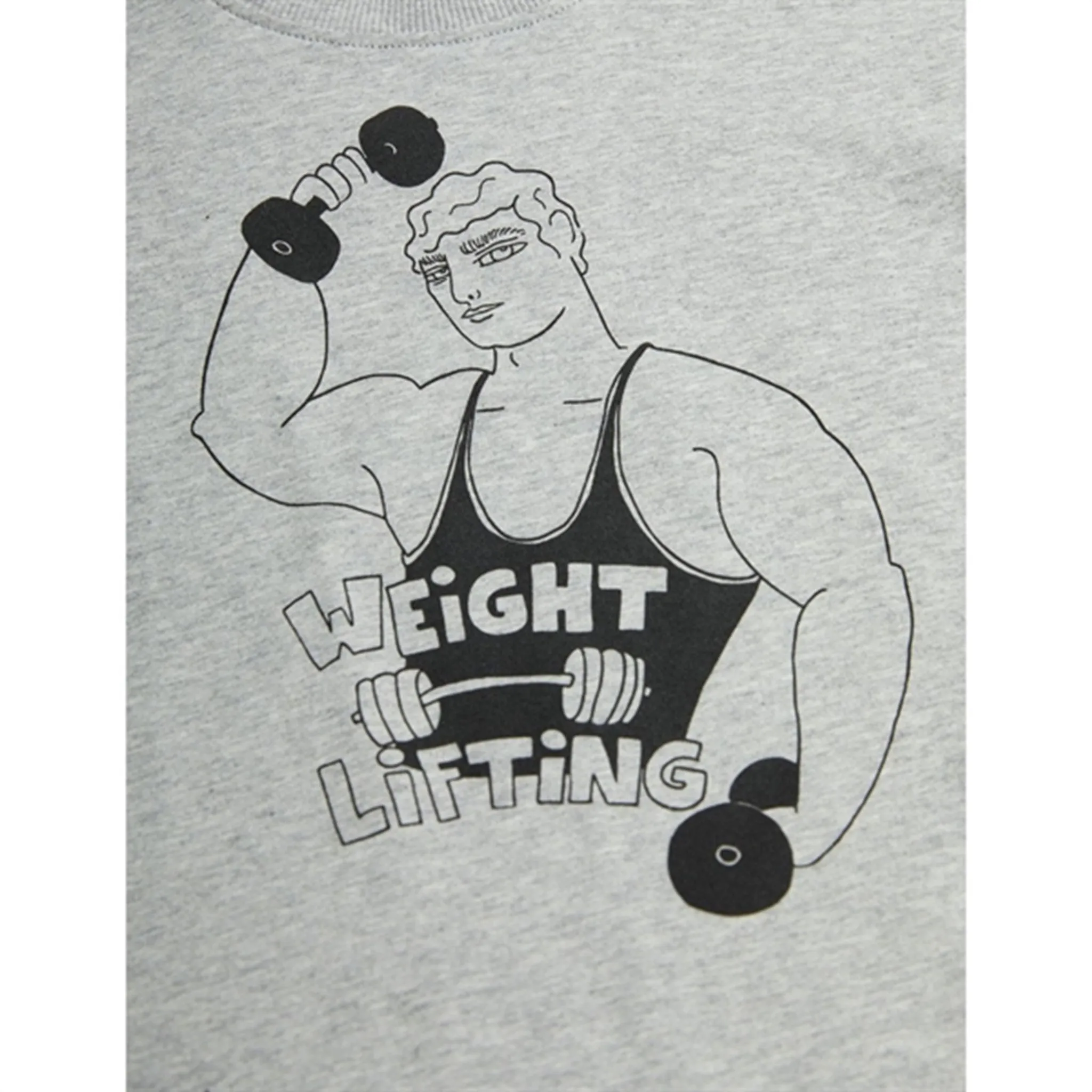 Mini Rodini Grey Weight Lifting Sp T-shirt