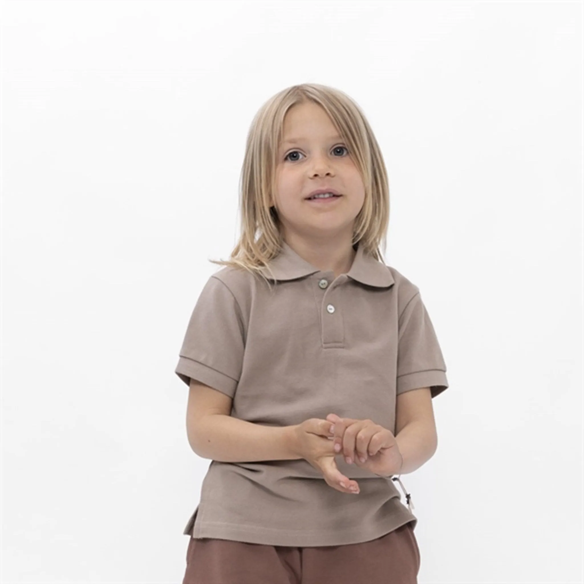 Minimalisma Eiven Polo T-shirt Galaxy Grey