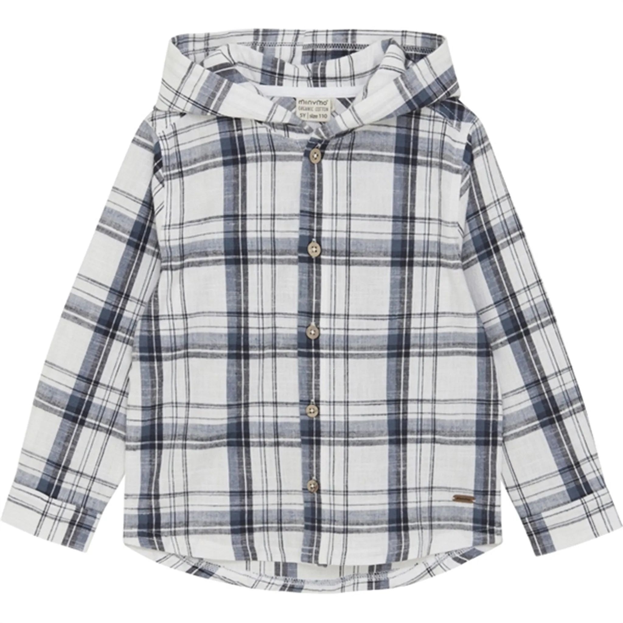 Minymo China Blue Skjorte Check
