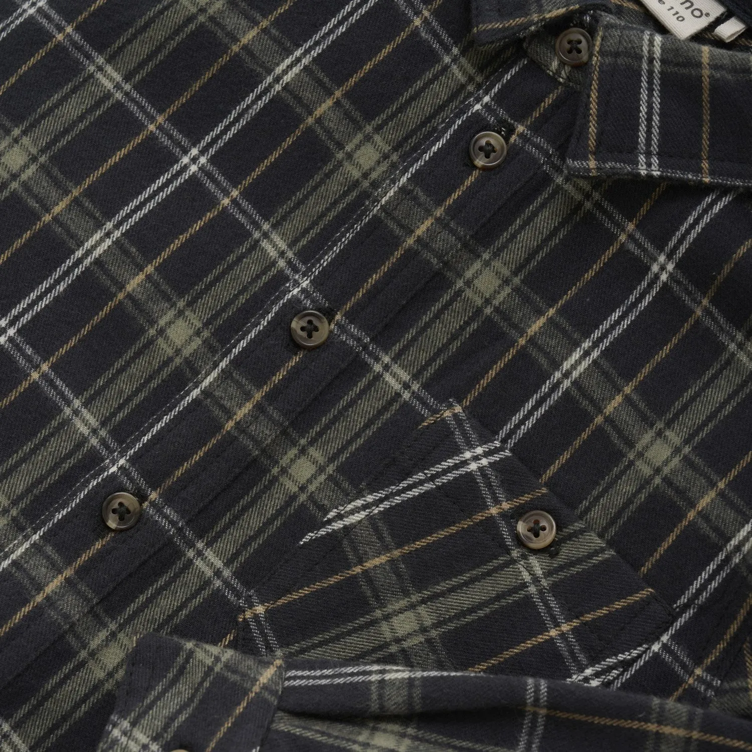 Minymo Dark Navy Shirt Check