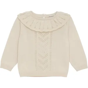 Minymo Eggnog Pullover Strik