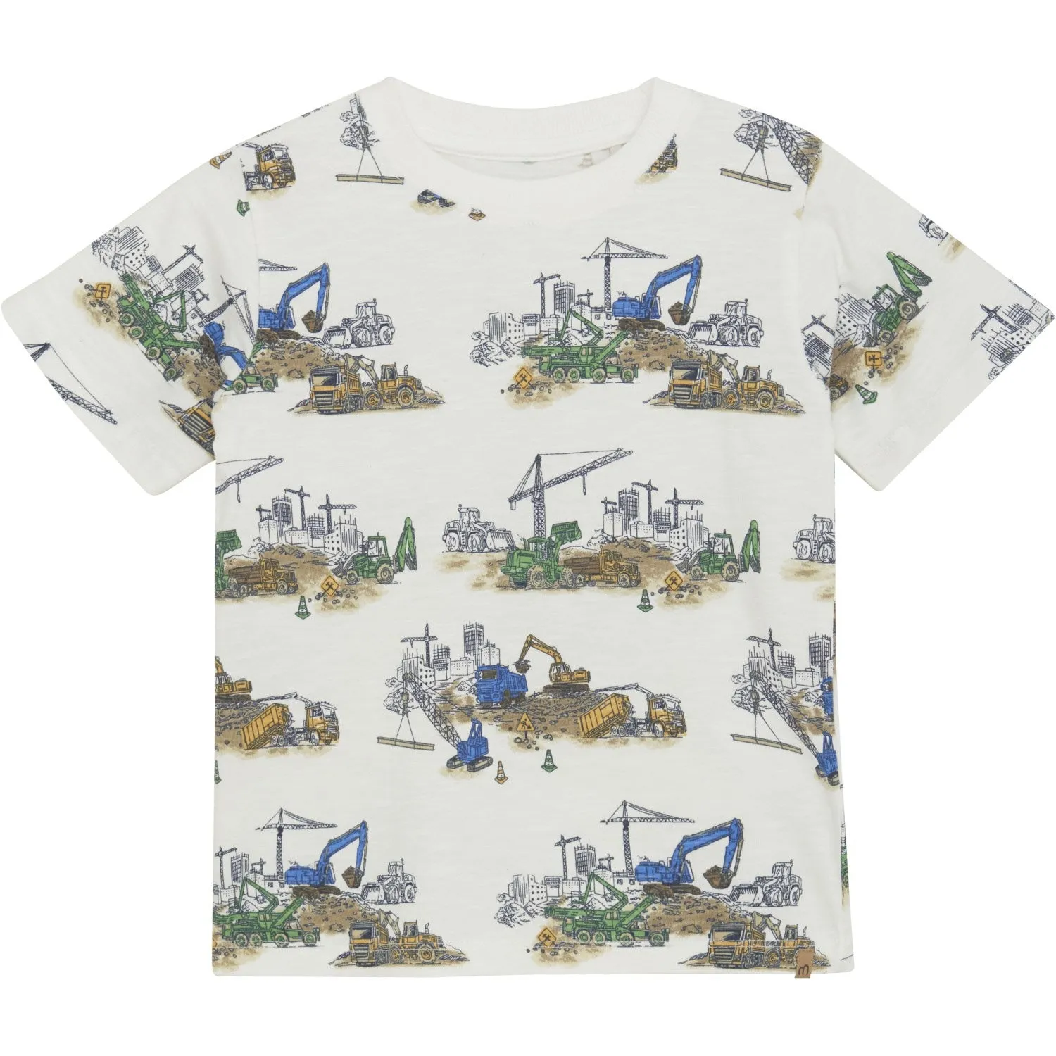 Minymo Marshmallow White T-Shirt AOP