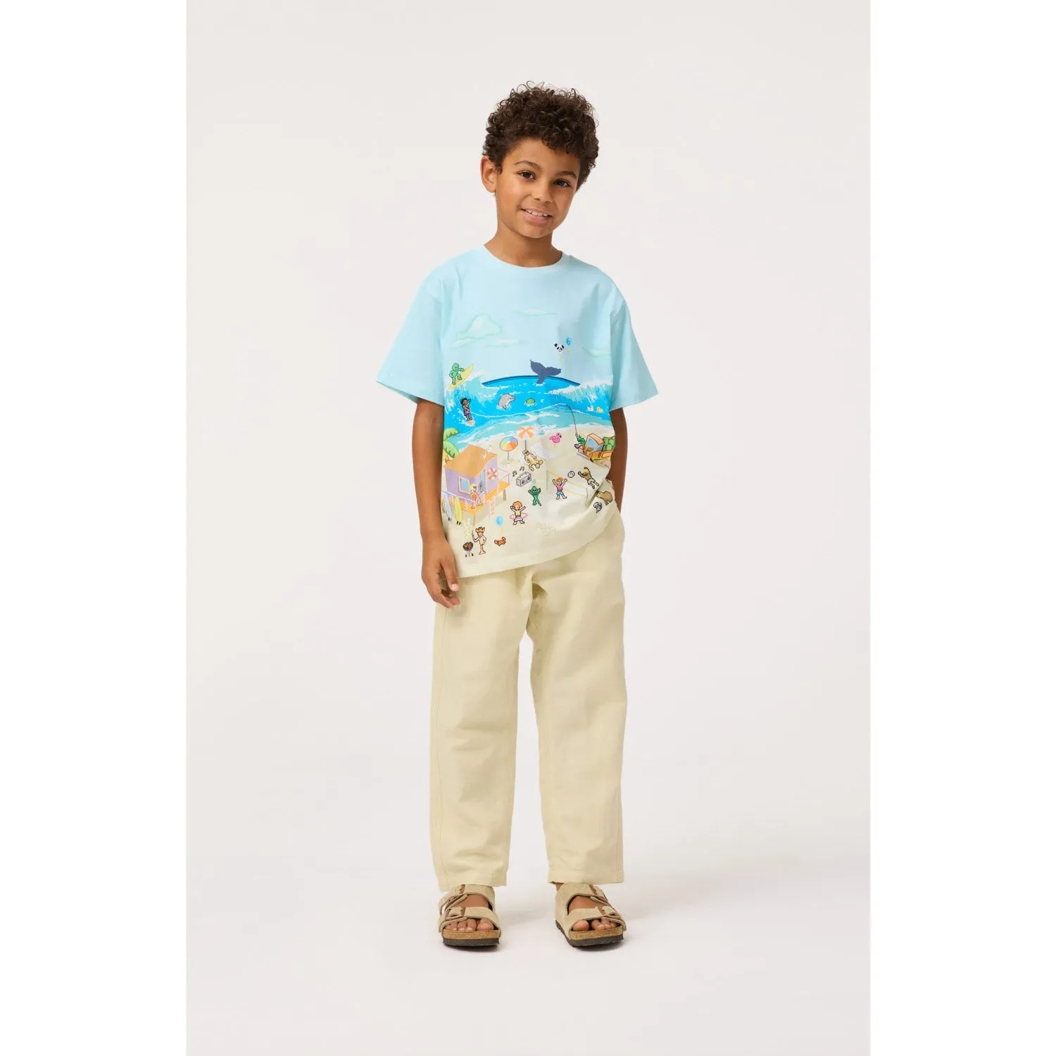 Molo Pixel Beach Riley T-Shirt