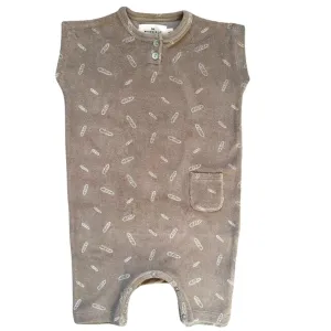 Monsieur Mini Baguette Beige Terry Onesie