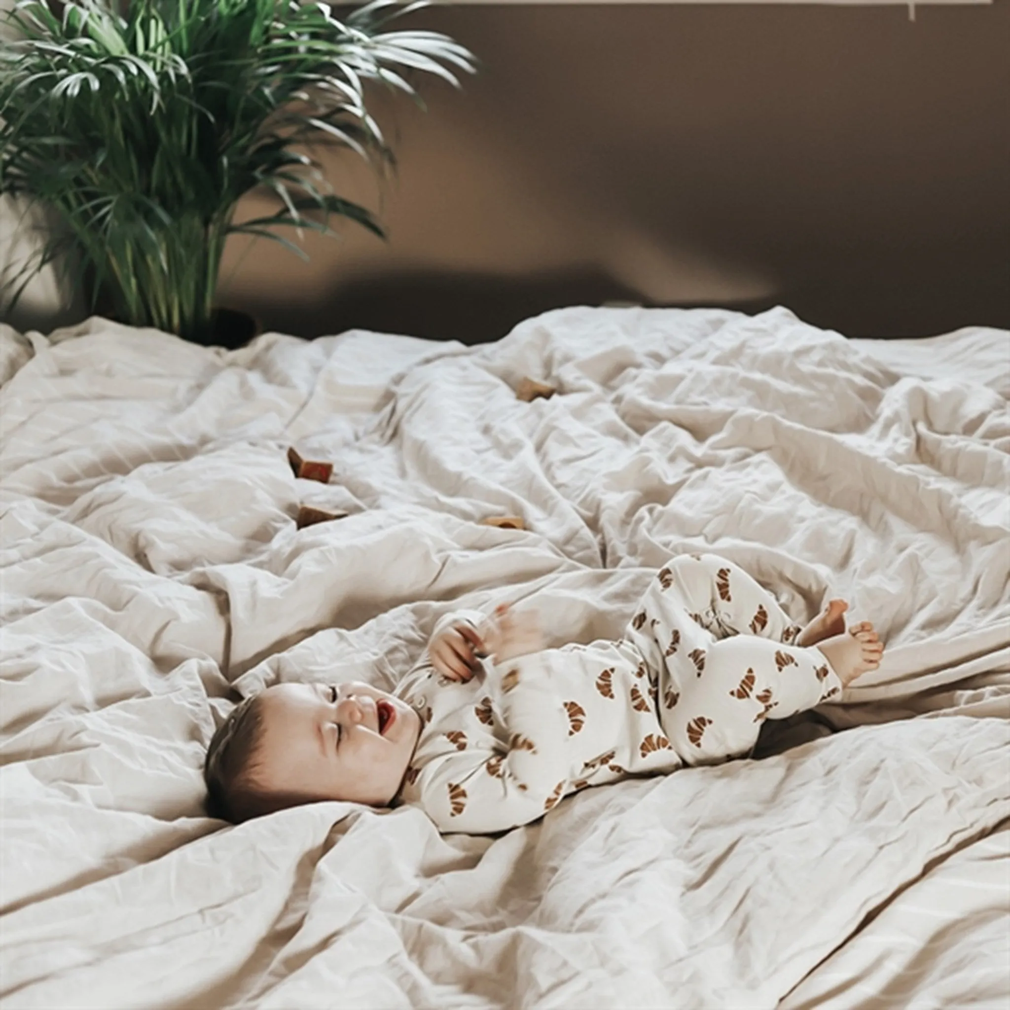 Monsieur Mini Croissant Onesie Suit