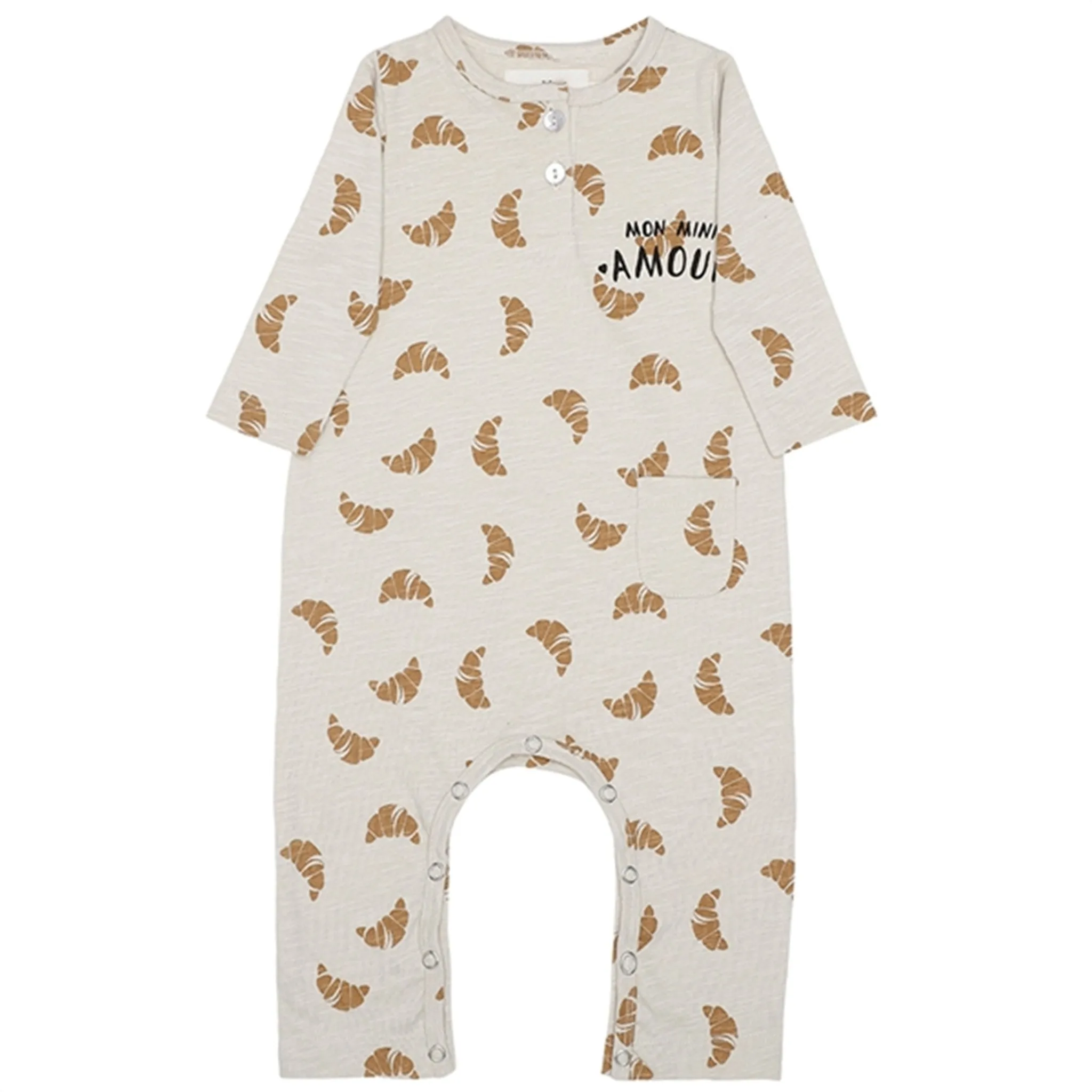 Monsieur Mini Croissant Onesie Suit