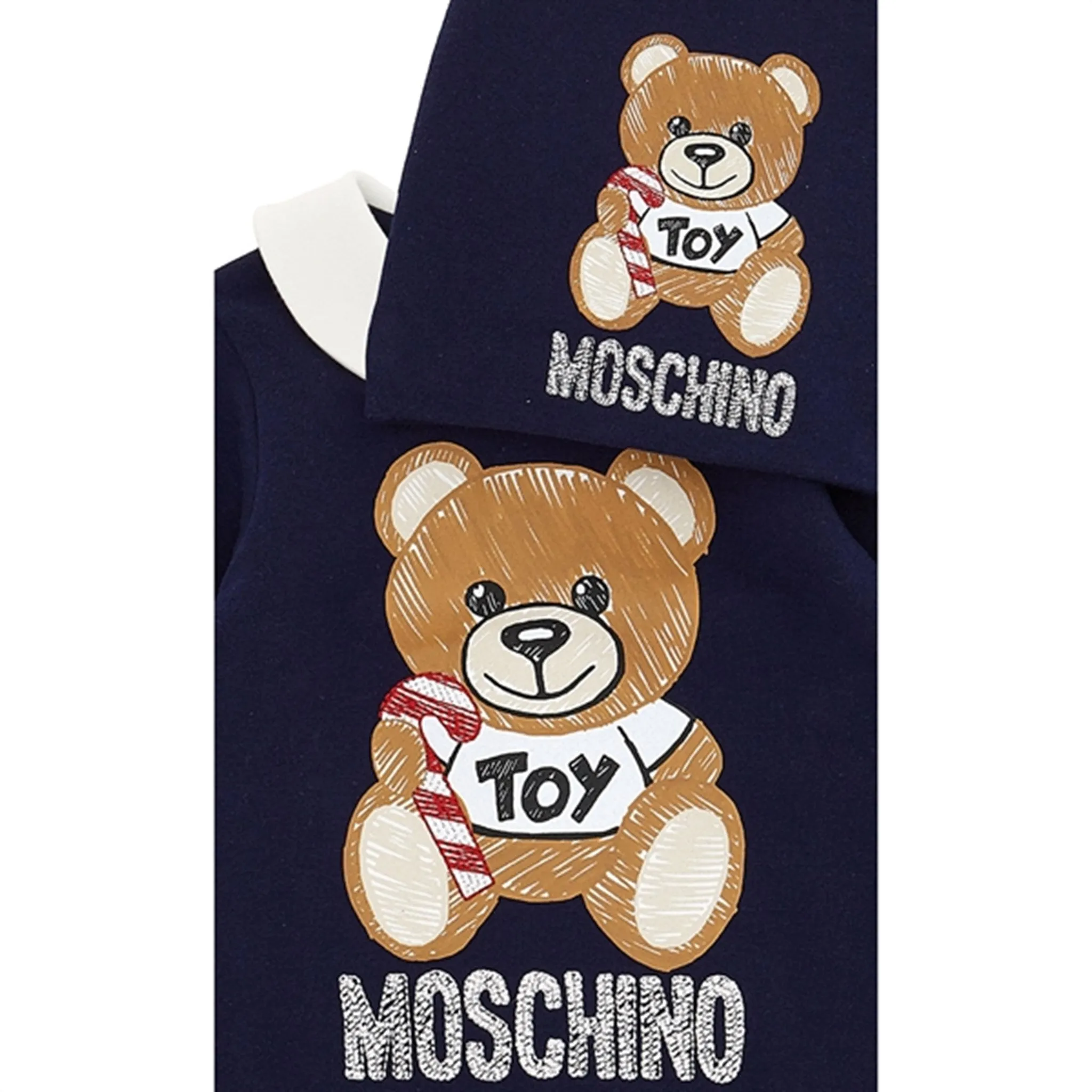 Moschino Navy Blue Onesie w/Hat