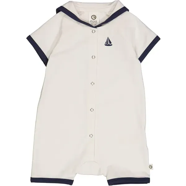 Msli Balsam Cream Sailboat Beach Summer Suit