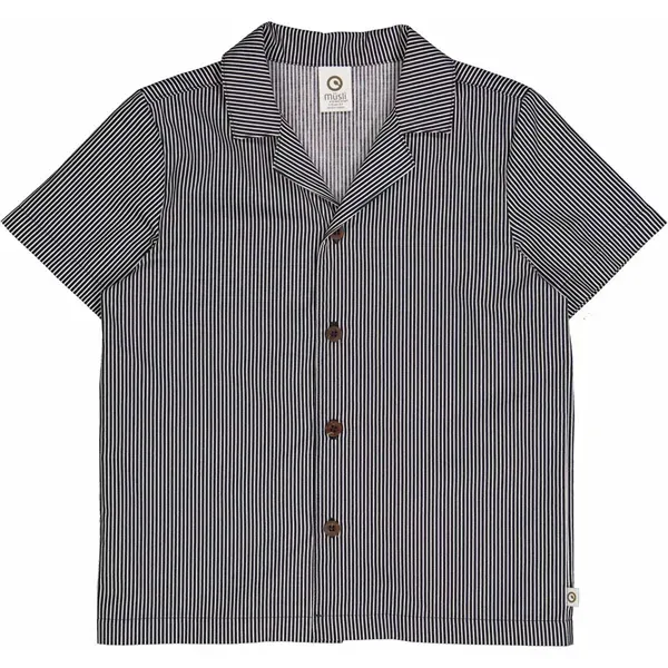 Msli Balsam Cream/Night Blue Poplin Stripe Shirt
