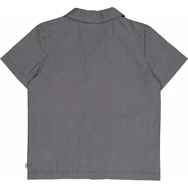 Msli Balsam Cream/Night Blue Poplin Stripe Shirt