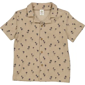 Msli Cashmere/ Night Blue Palm Shirt