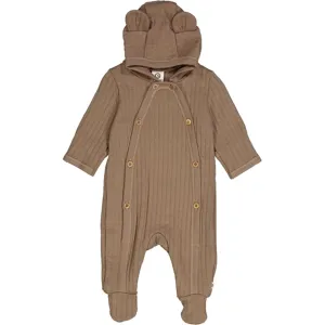 Msli Walnut Cotton Quilt Bodysuit