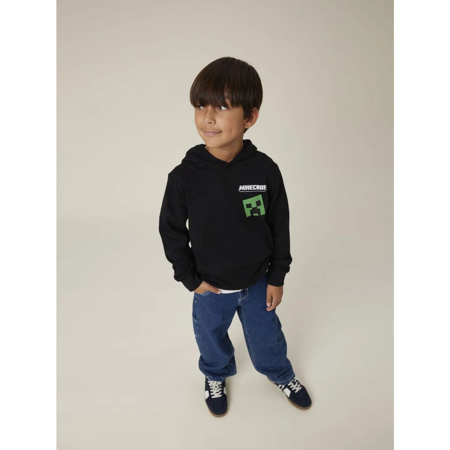 Name It Black Jacot Minecraft Regular Sweatshirt