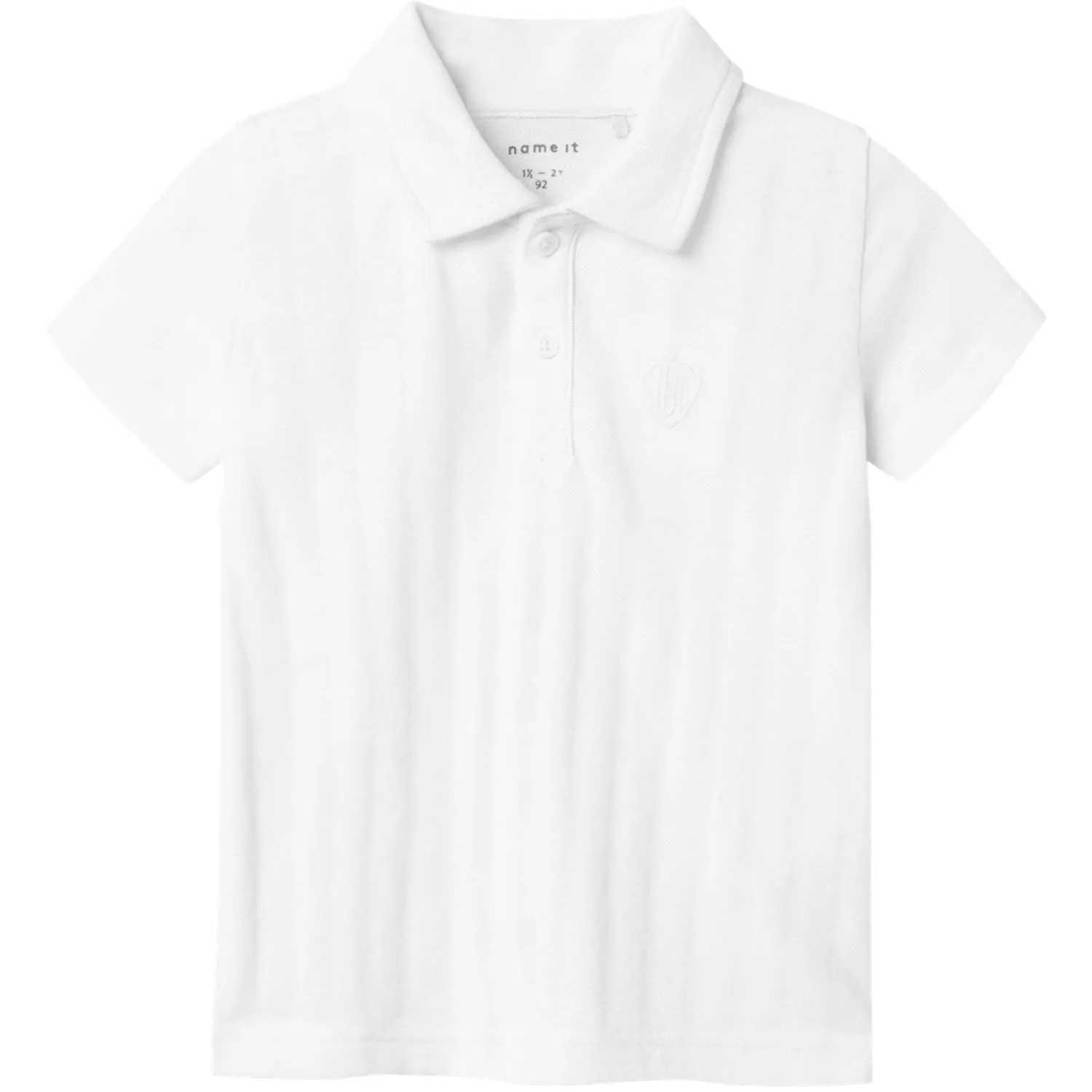 Name It Bright White Fene Polo