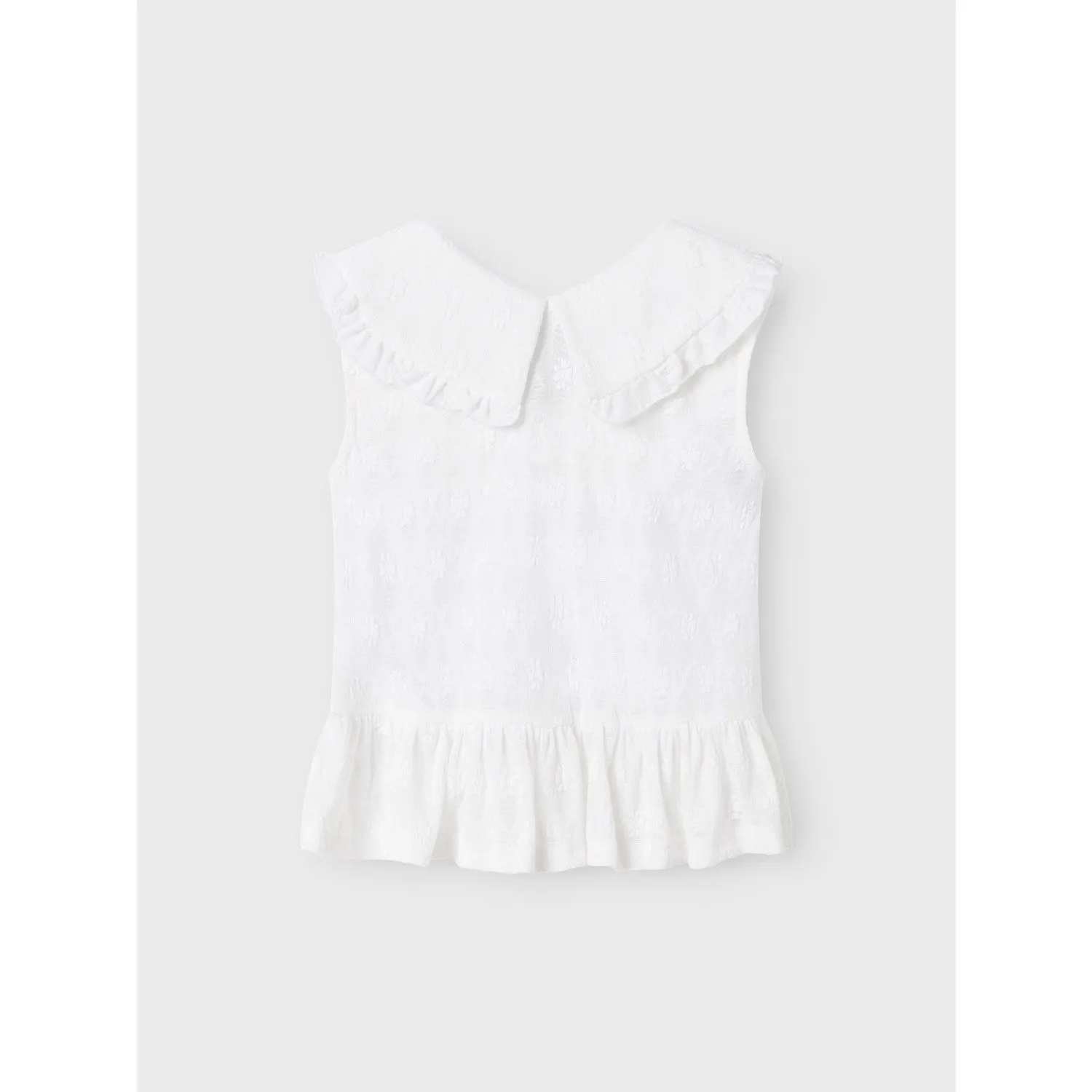 Name It Bright White Holo Short Top