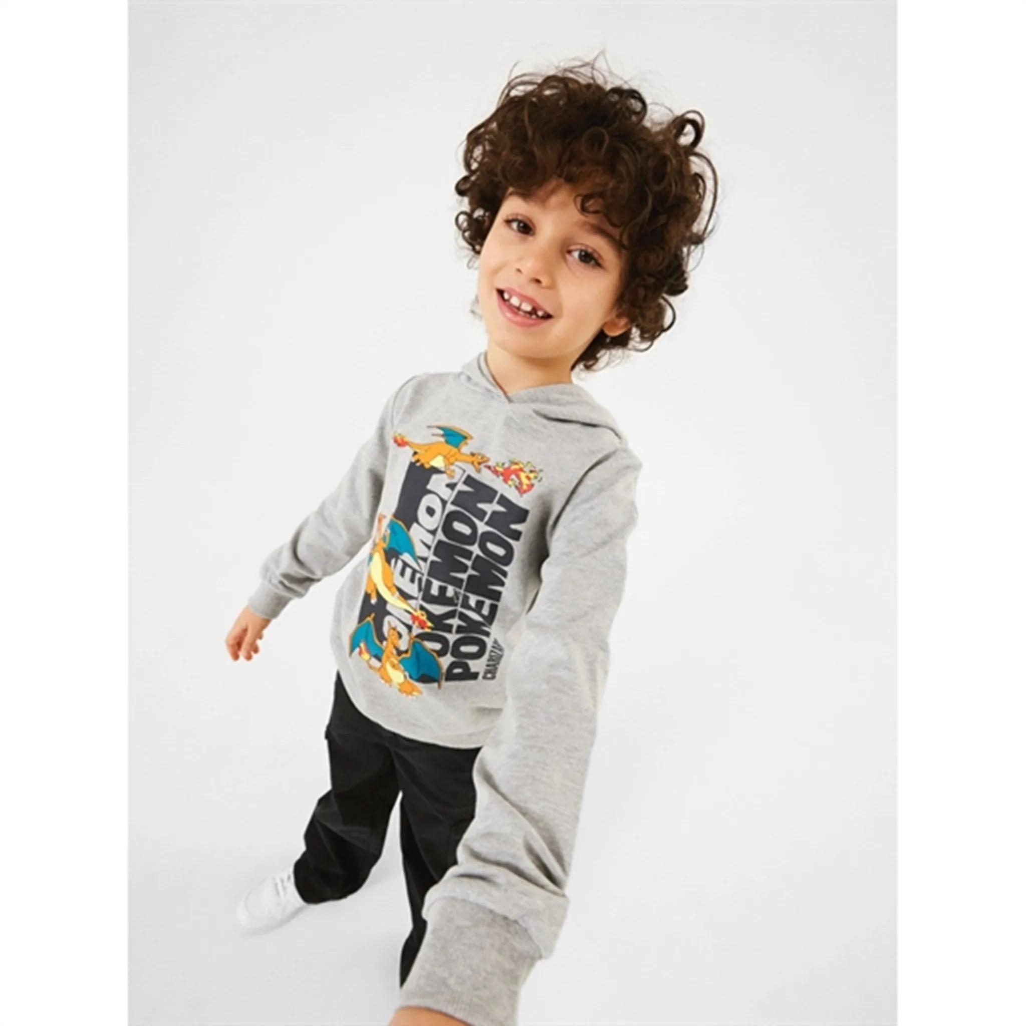 Name it Grey Melange Ott Pokemon Sweatshirt
