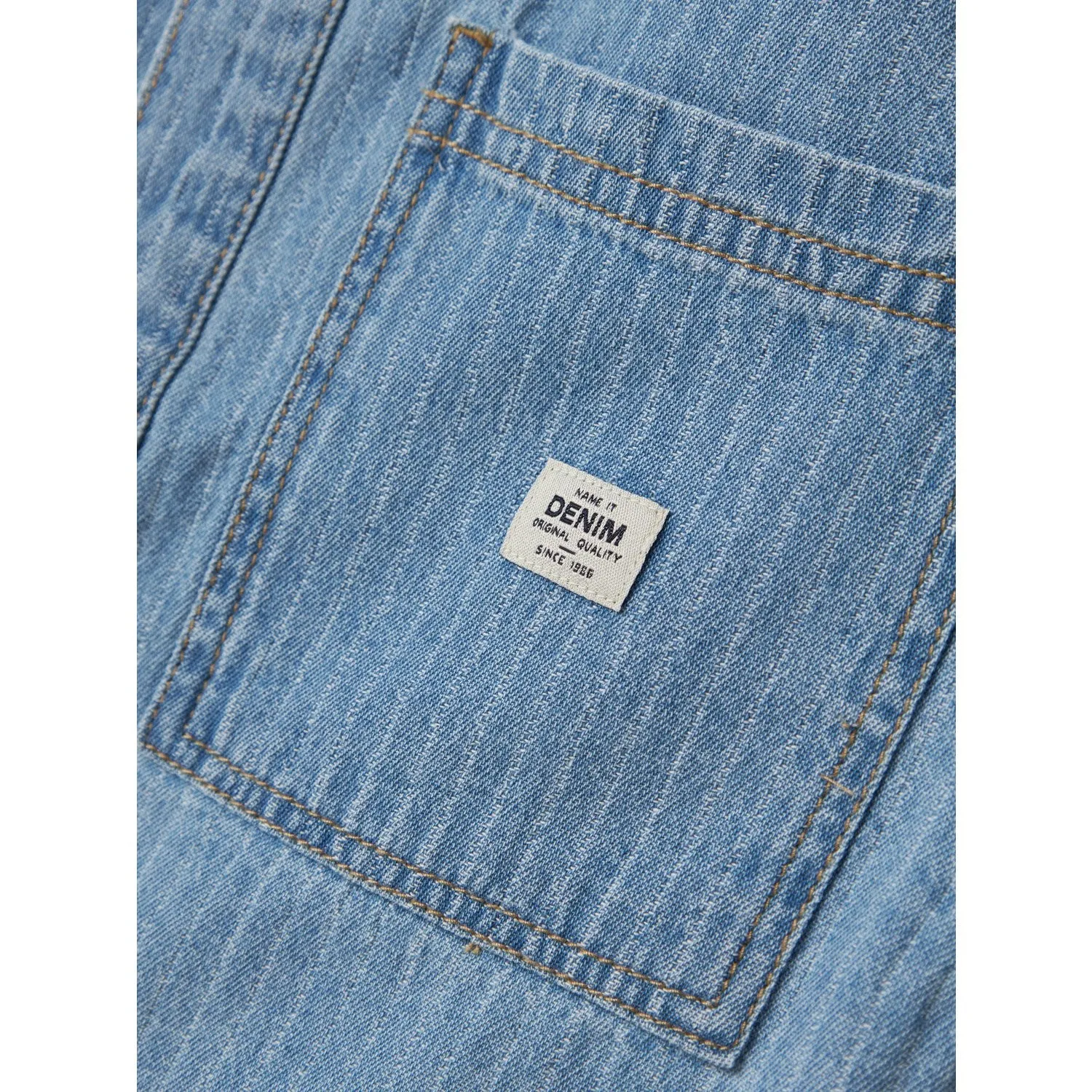 Name It Light Blue Denim Stripes Felix Denim Shirt