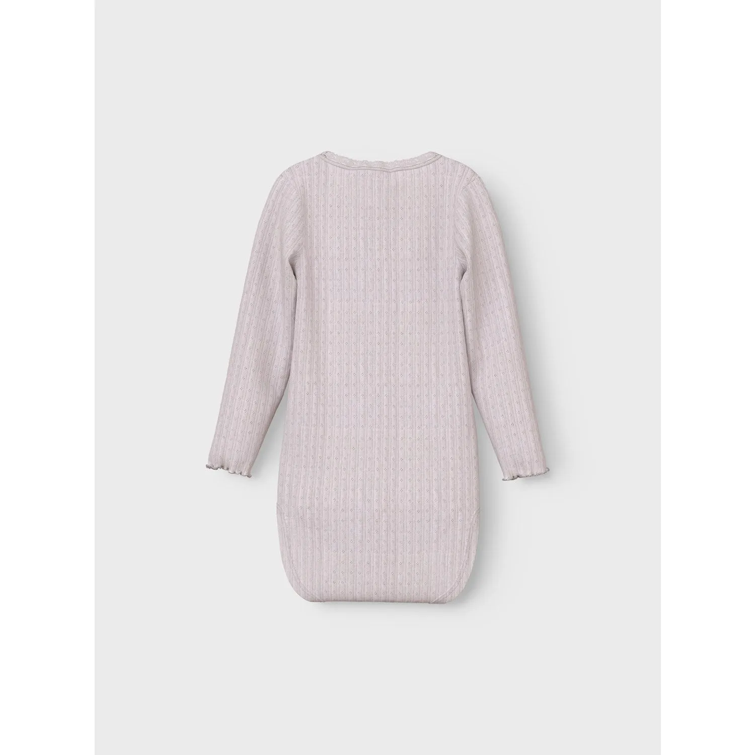 Name It Lilac Ash Wossa Wool/Silk Rib Body