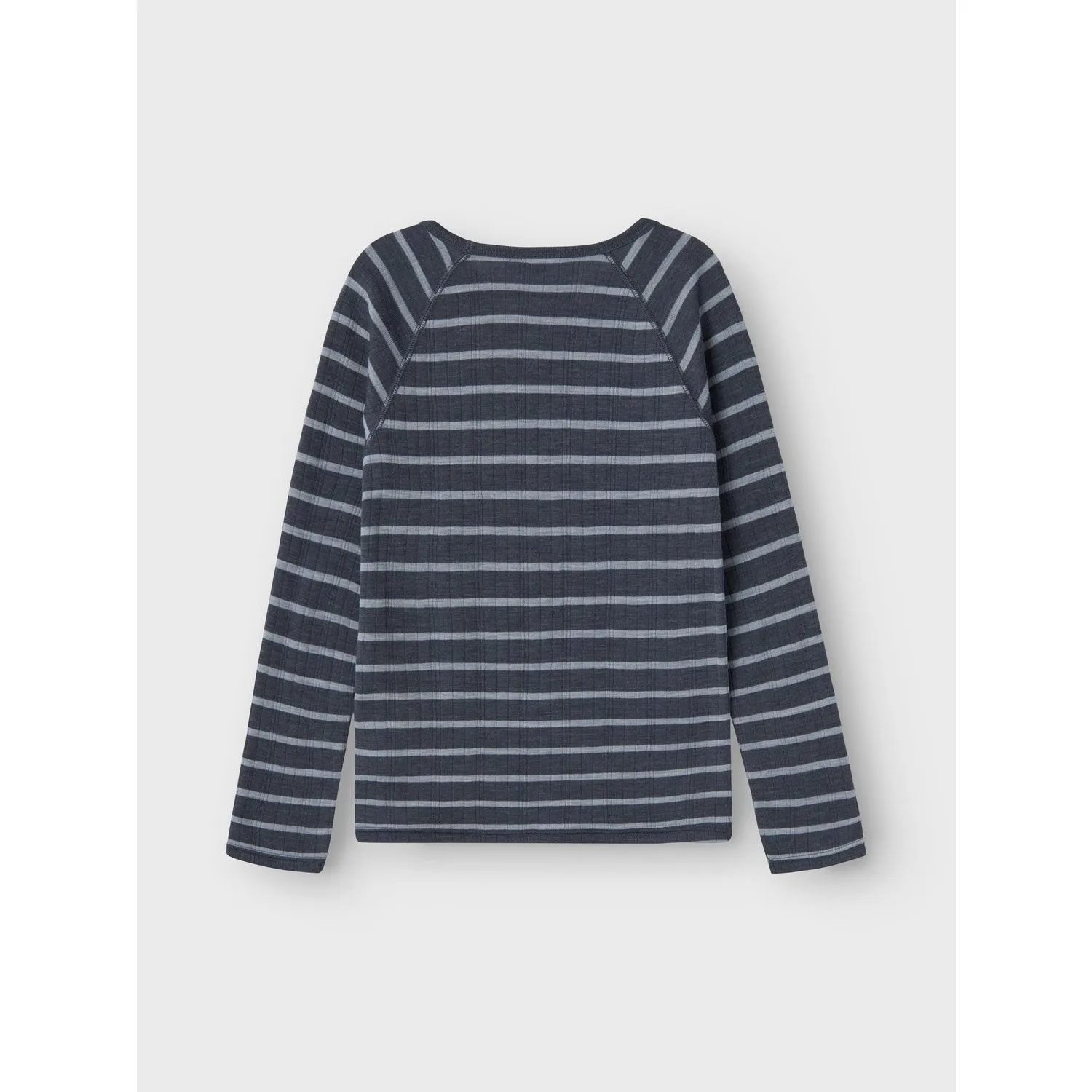 Name It Ombre Blue Wang Wool Needle Blouse Stripe