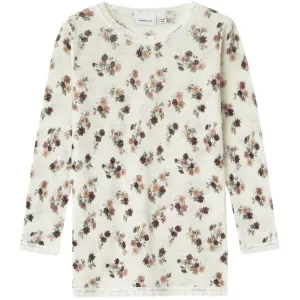 Name It Snow White Wang Wool Needle Blouse Noos