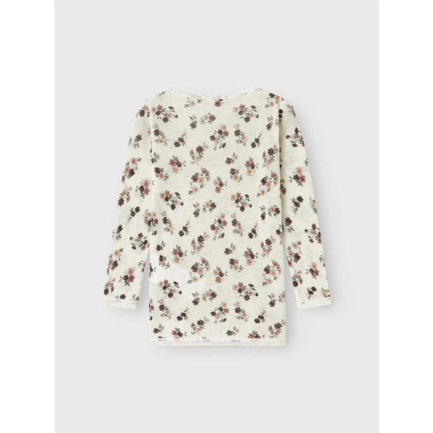 Name It Snow White Wang Wool Needle Blouse Noos