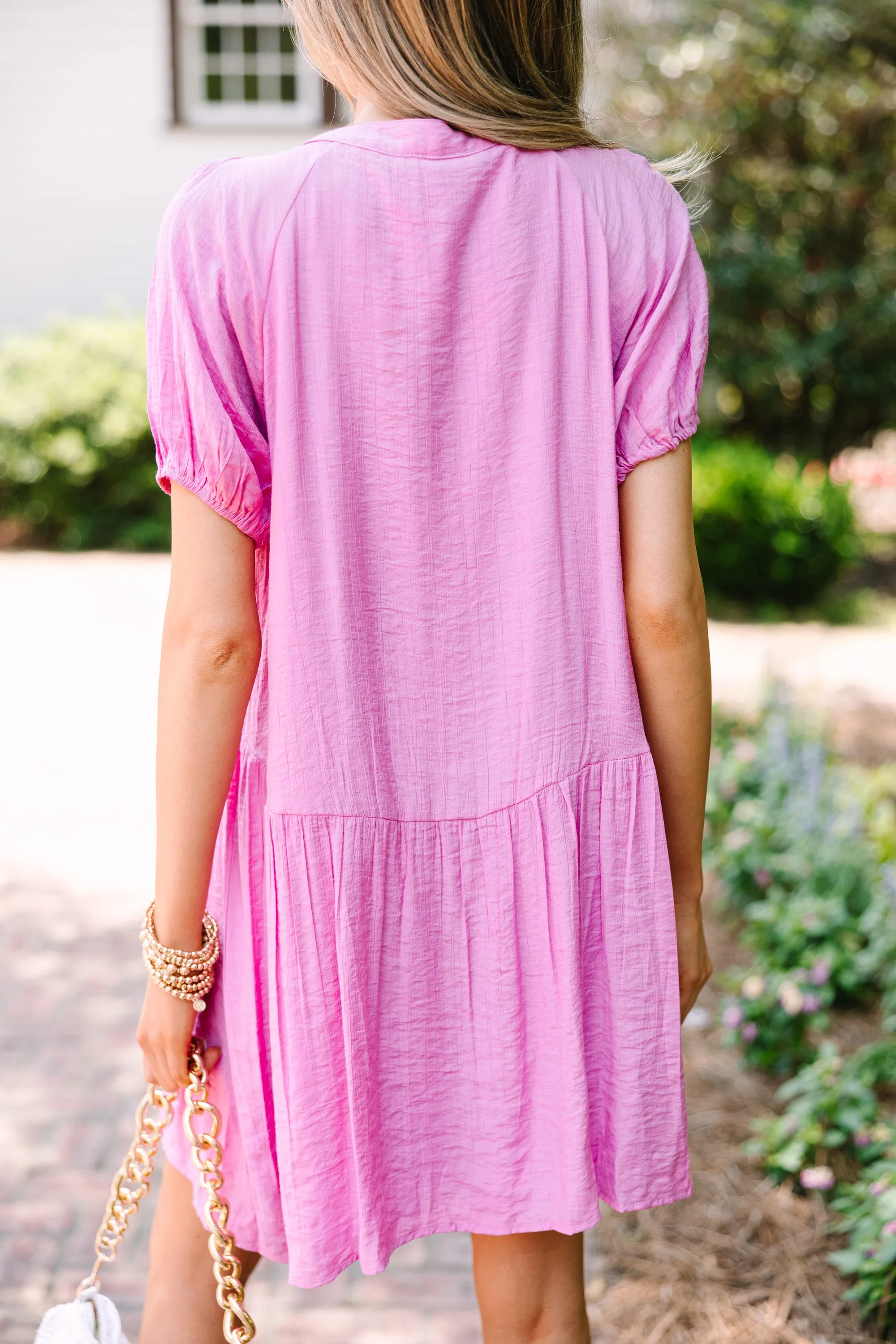 Need You More Candy Pink Babydoll Dress