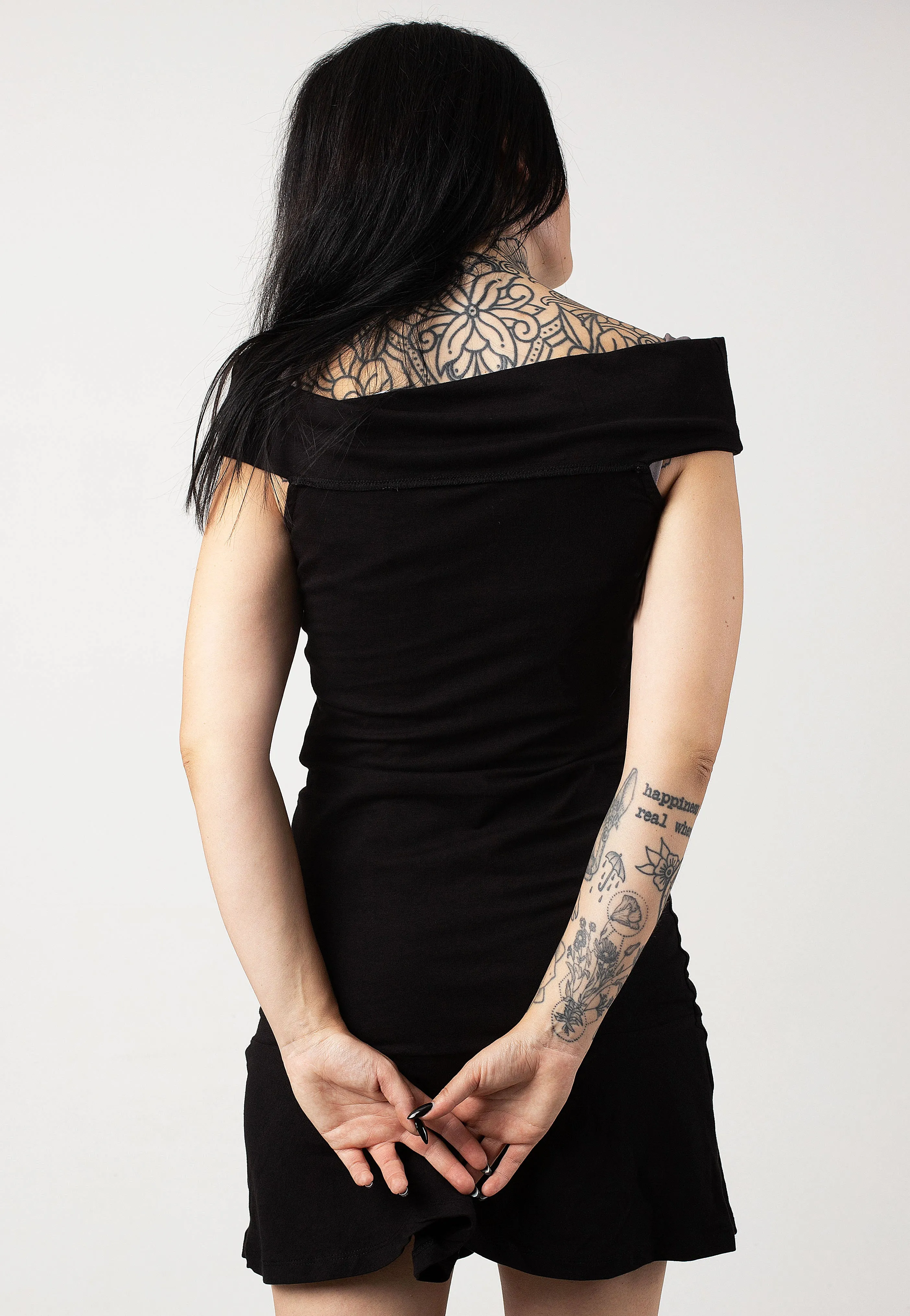 Noisy May - Kerry Off Shoulder Black - Dress