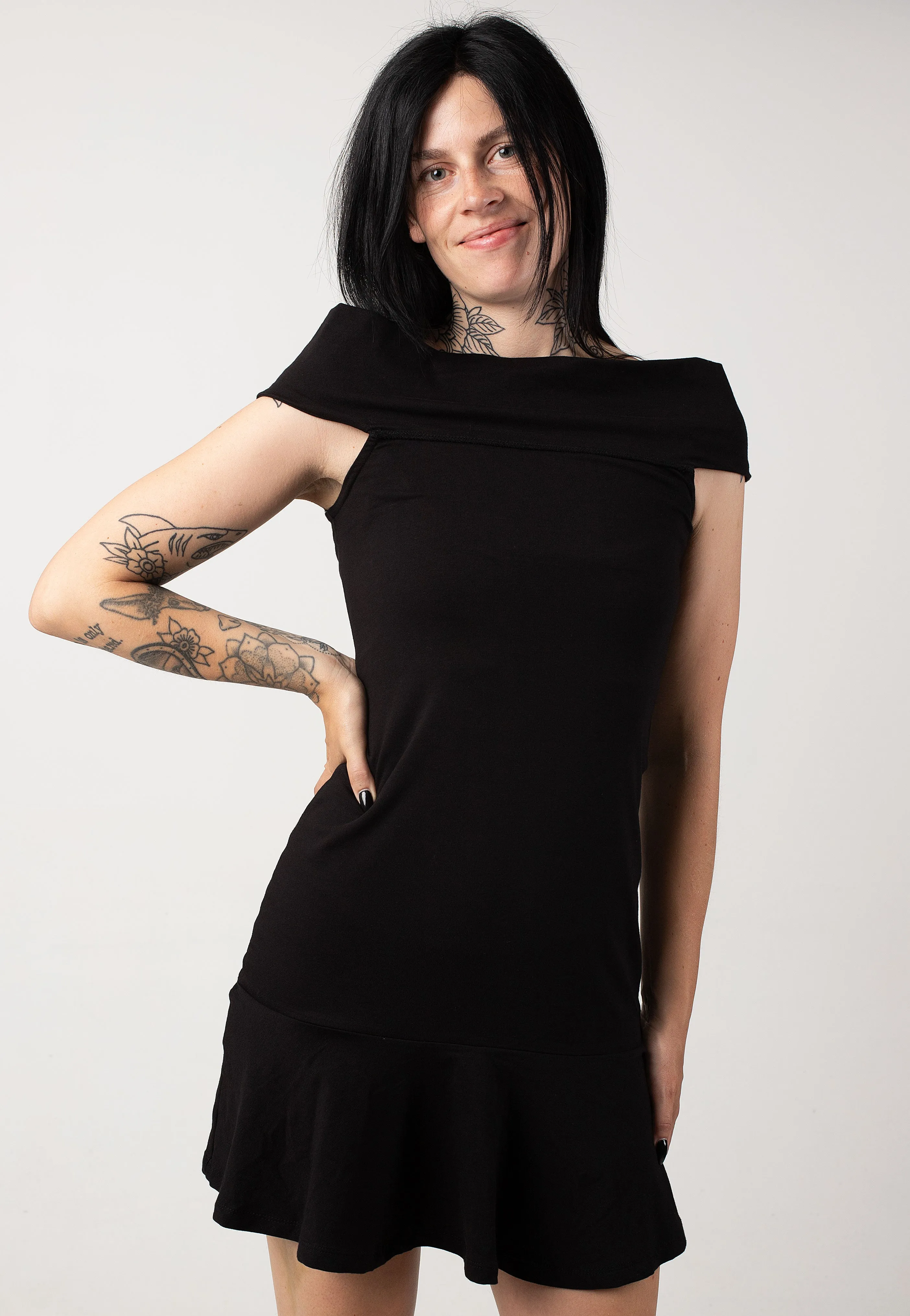 Noisy May - Kerry Off Shoulder Black - Dress