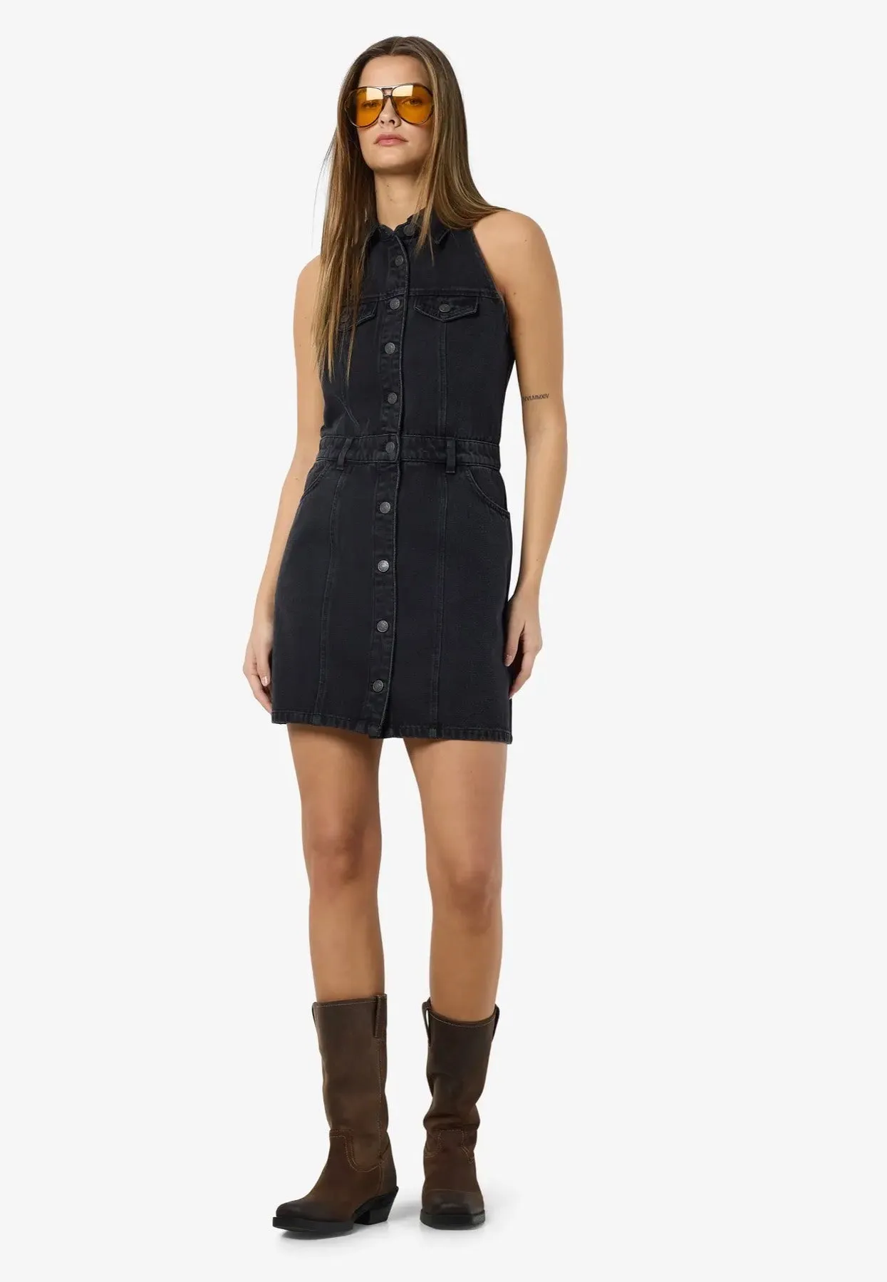 Noisy May - Lardie Slim Black Denim - Dress