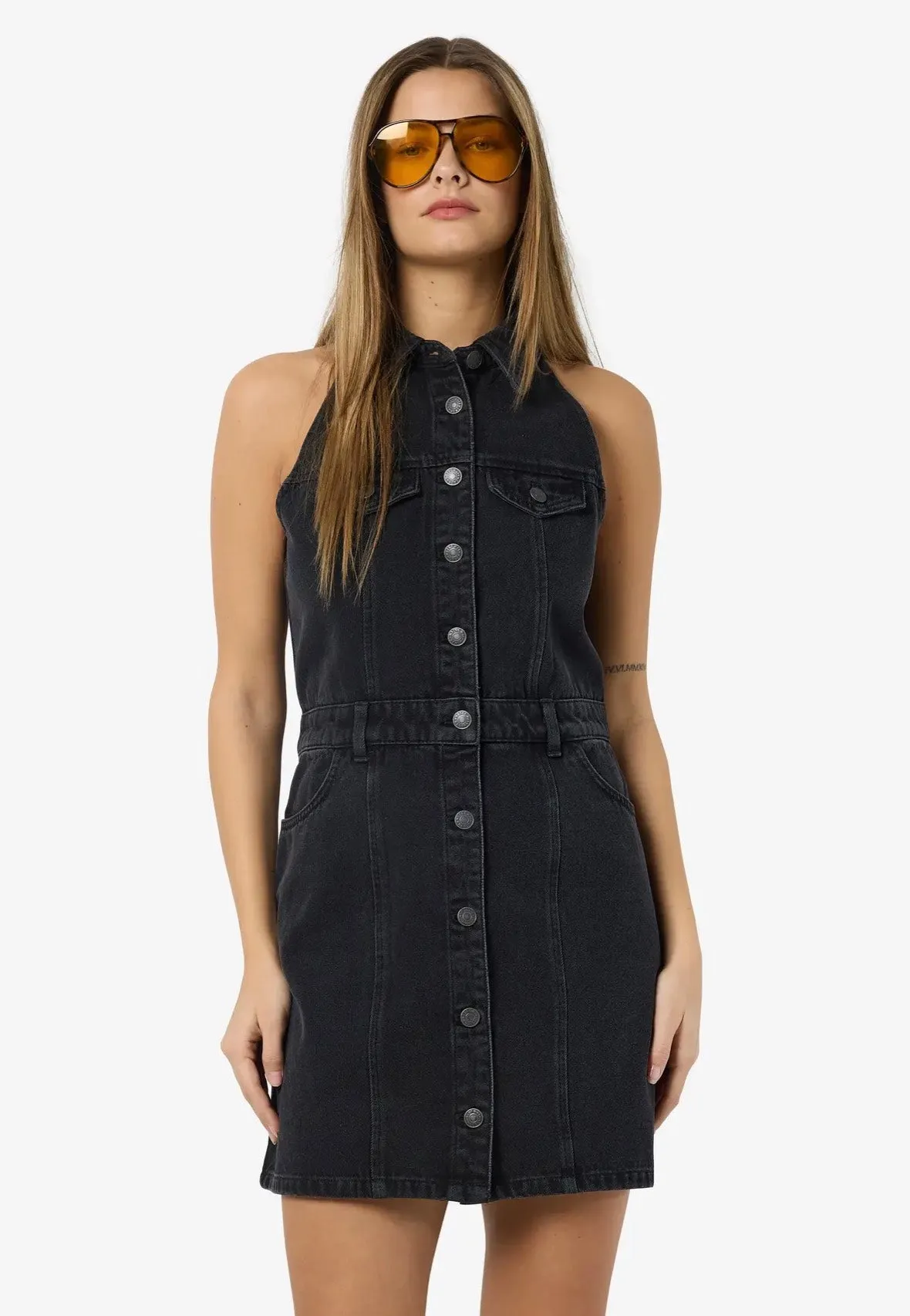 Noisy May - Lardie Slim Black Denim - Dress